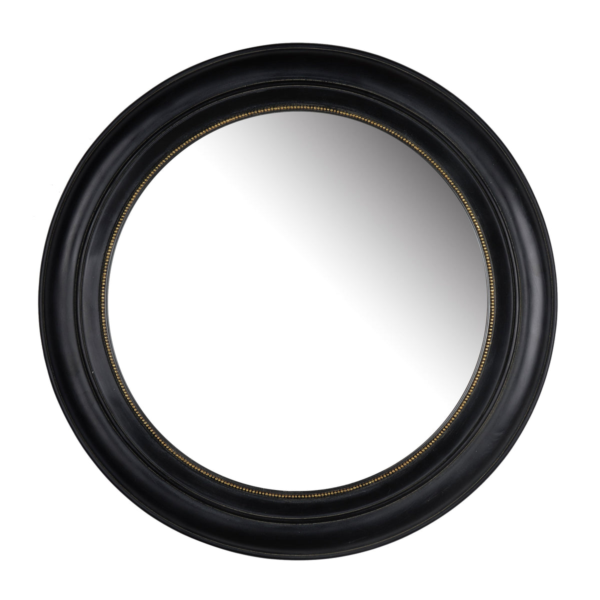 Round Black Wall Mirror for Entryway or Bathroom, 20.5 in