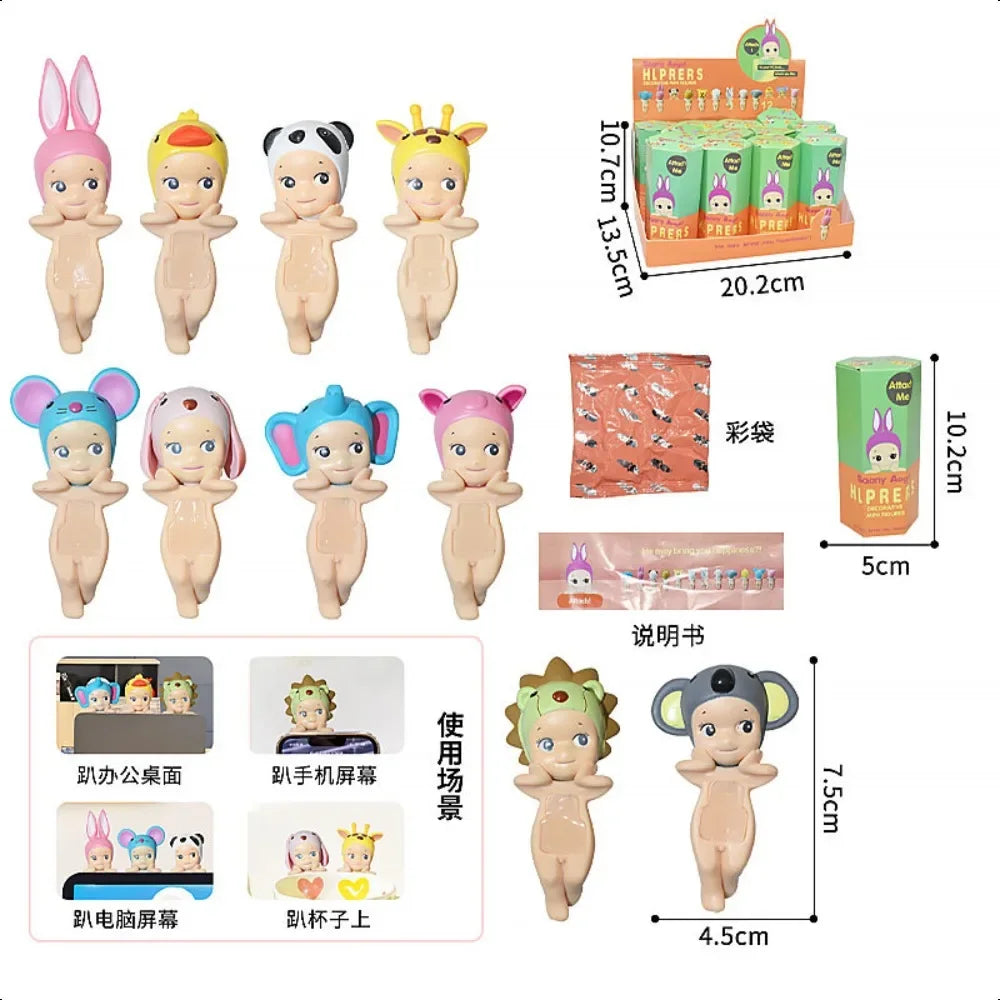 Sonny Angel Hippers Blind Box Animal Series Mini Anime Action Figure Authentic Doll for Kids Children Christma Birthday Toy Gift
