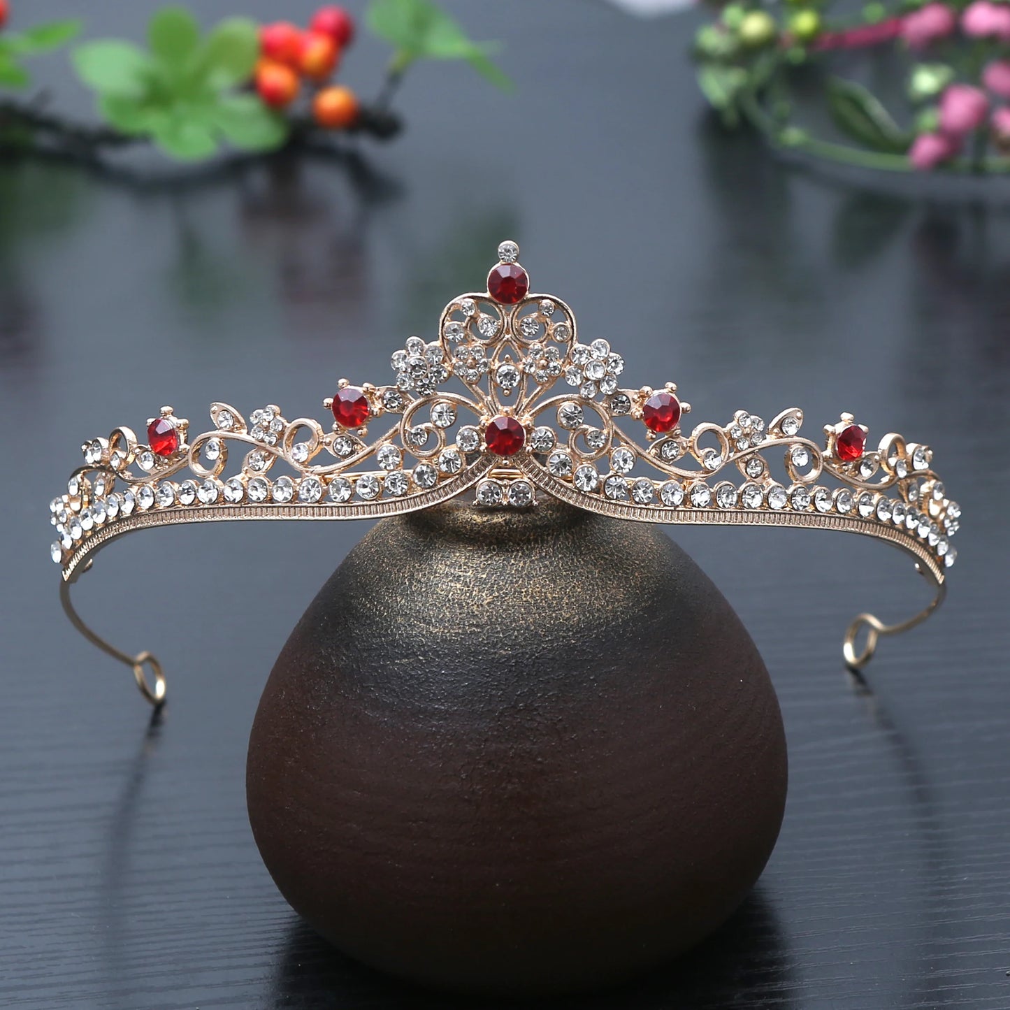 1pc Exquisite Fashion Princess Crystal Hair Crowns Headband Girls Bridal Prom Crown Wedding Party Accessiories Hair Jewelry