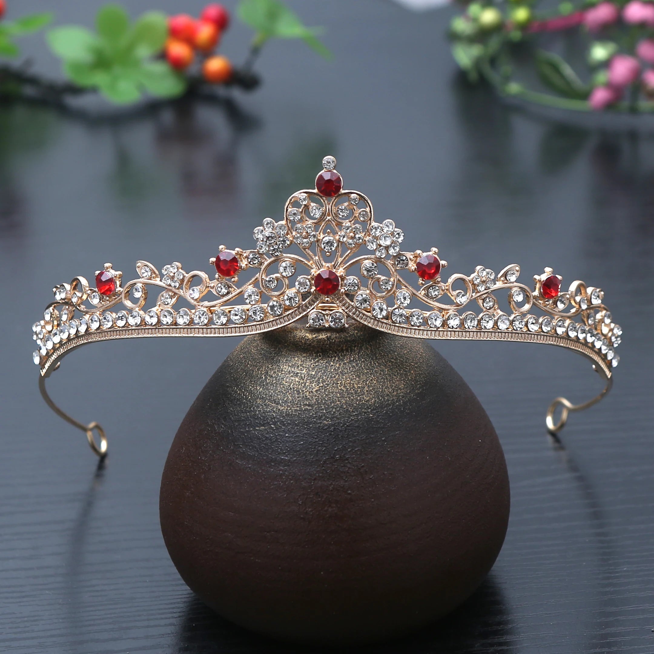 1pc Exquisite Fashion Princess Crystal Hair Crowns Headband Girls Bridal Prom Crown Wedding Party Accessiories Hair Jewelry