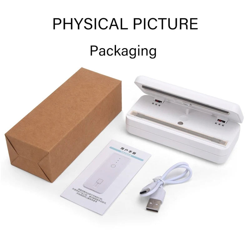 1300mAh Rechargeable Mini Bag Sealer and Cutter, 3 Variable Heat Modes, Widened Thermal Strip