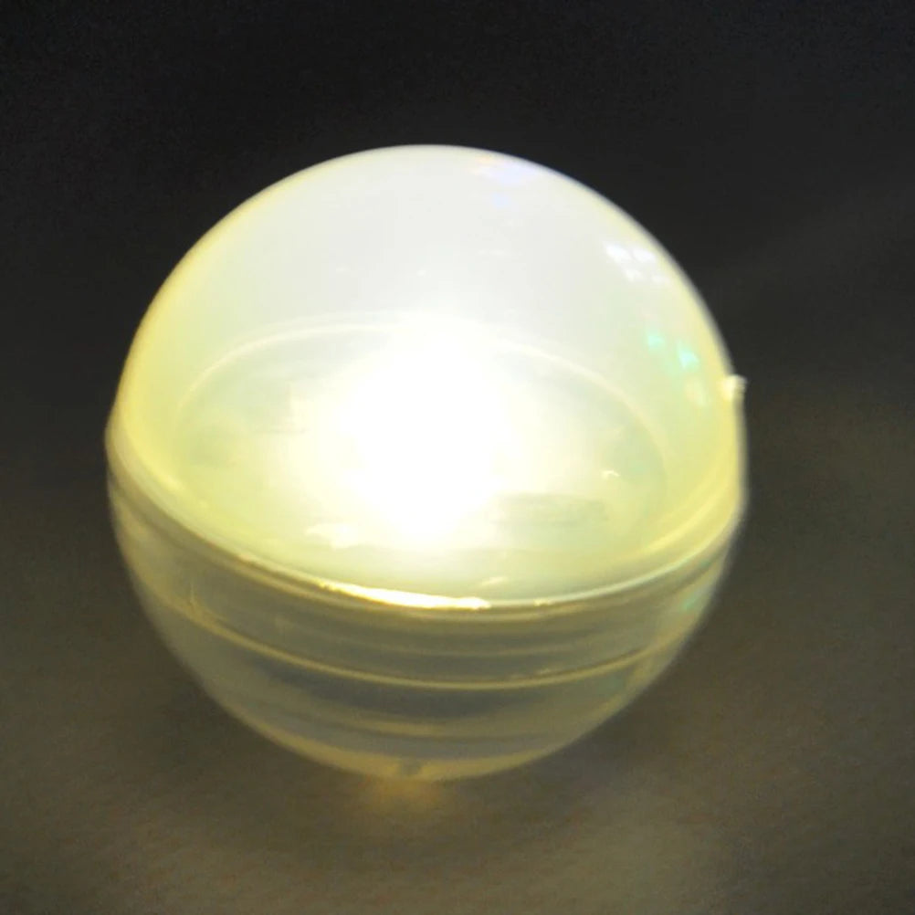 12 PCS Floating Ball Light Warm White Round Balloon Lights Decorative Party LED Pool Globe