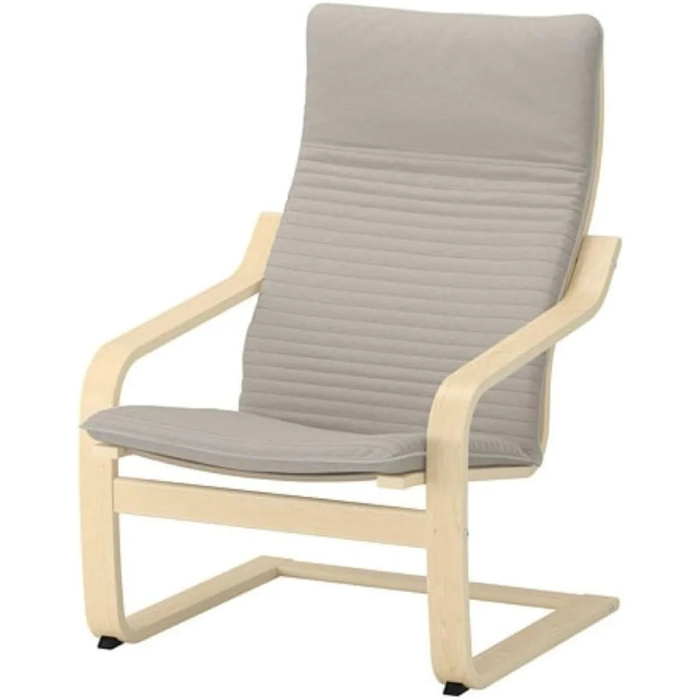 Poang Armchair Birch Veneer Knisa Light Beige 792.407.90