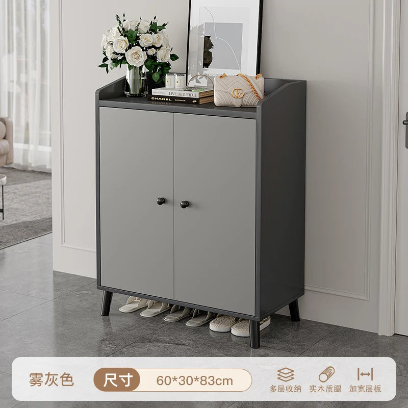 Shoe cabinet Home entrance Indoor entry Door entrance Corridor aisle Large capacity multi-layer storage Elevator entrance Shoe r