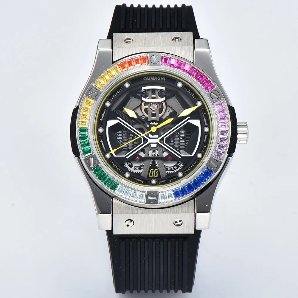 Luxury MITOTA8215 44.5mm customized Mechanical Watch 316L Stainless Steel Luminous Automatic Mechanical Waterproof Watch 10BRA