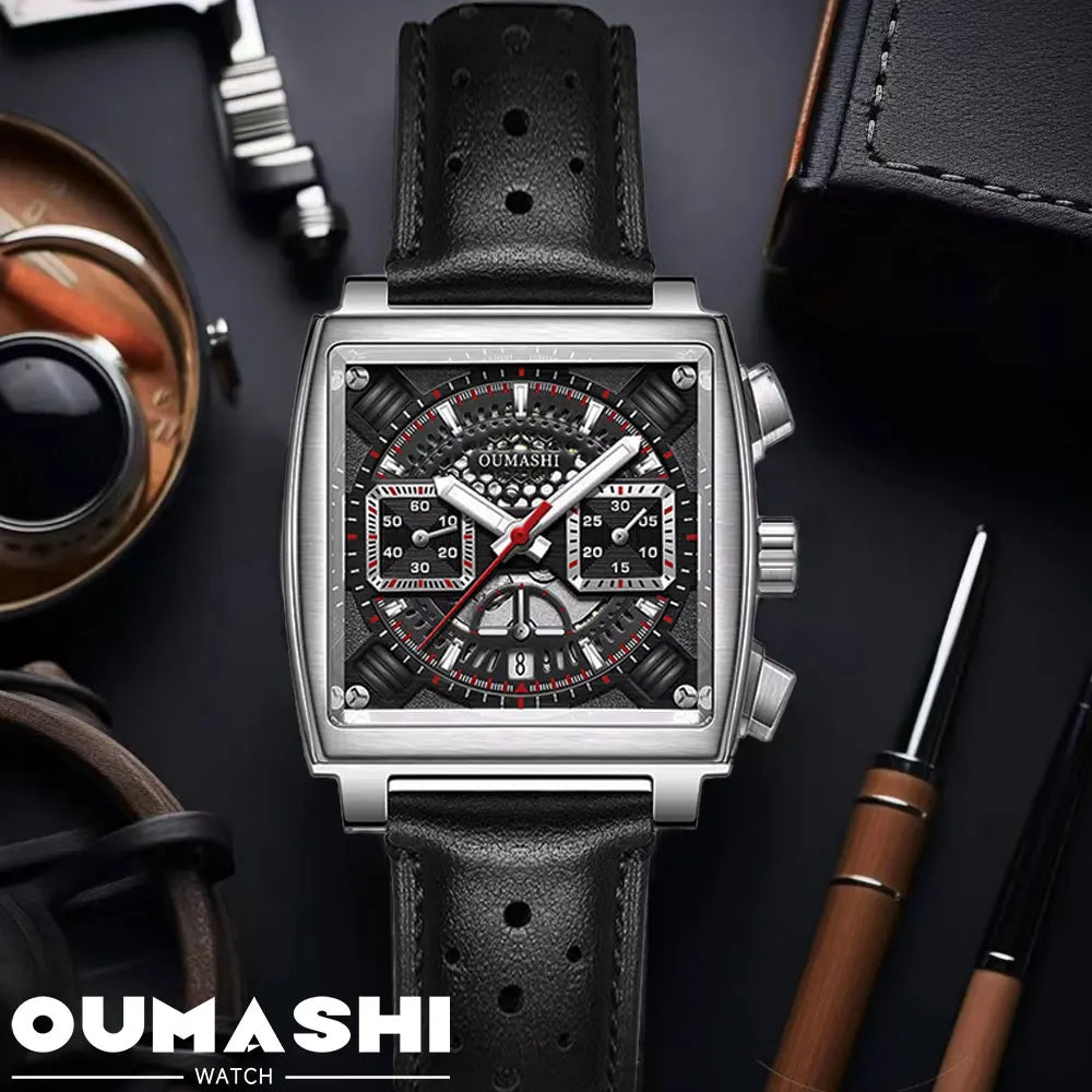40mm men's watch ETA 7750 automatic multi-function chronograph movement sapphire glass diving mechanical Customized watch