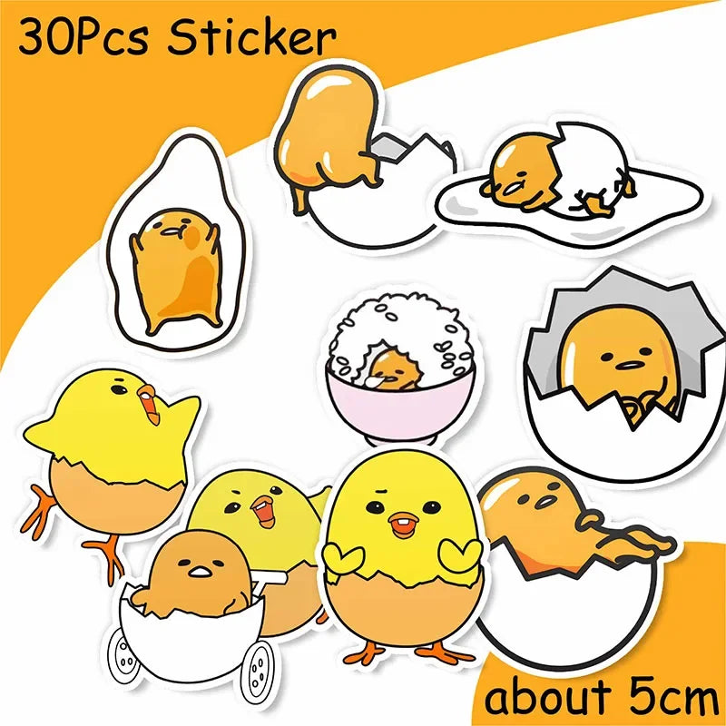 Gudetama: An Eggcellent Theme Birthday Party Cutlery Paper Cups Paper Plates Paper Disposable Party Decoration Supplies For Toys