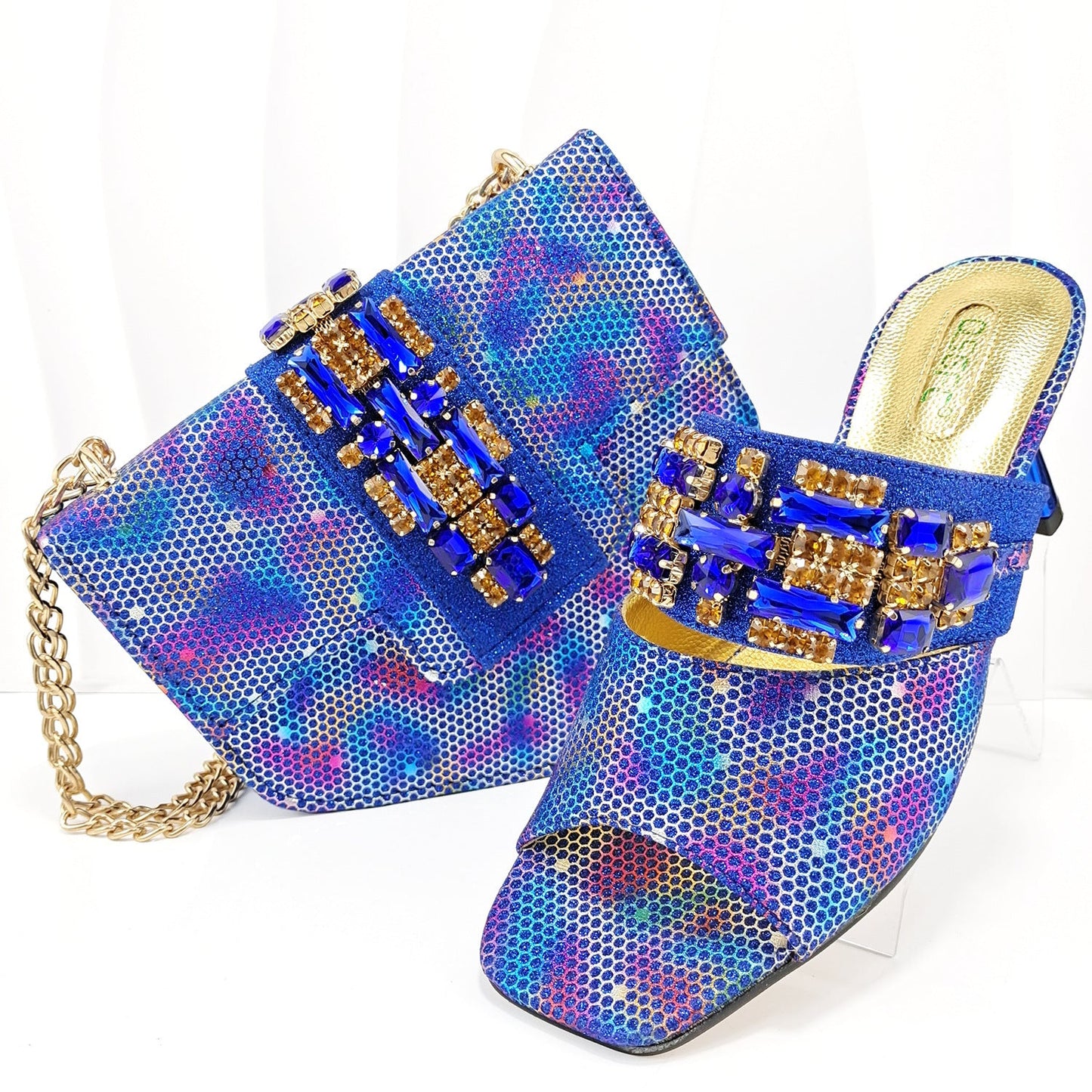 Glamoré™ – Camouflage Heels & Clutch Set