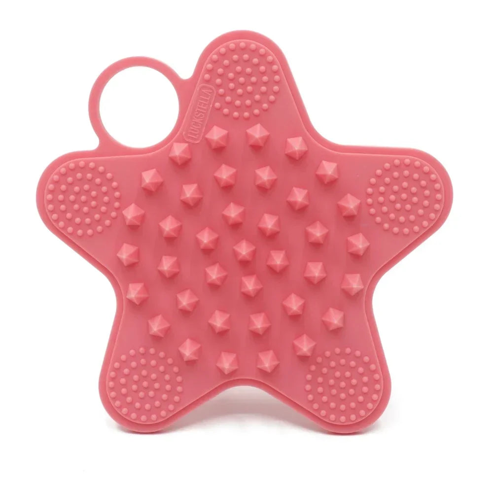 Soft Silicone Exfoliating Brush Womens Manual Body Cleansing Scrubber Shampoo Shower Gentle Massage Bath Brush