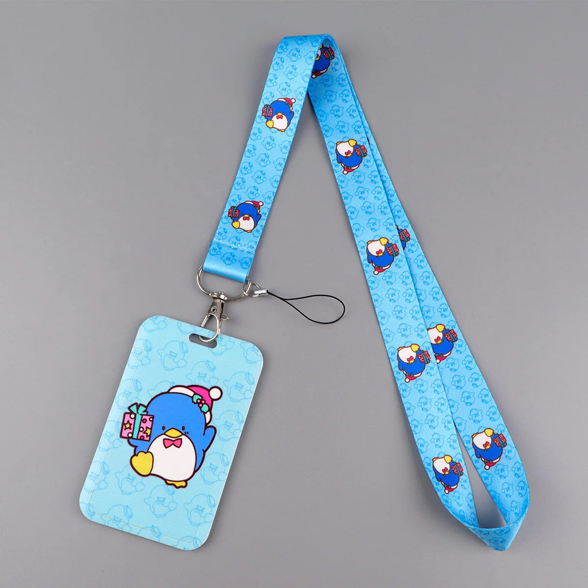 Cute Penguin Credential Holder Lanyards for Keys Neck Strap ID Card Gym Phone Straps DIY Hang Rope Lariat Lanyard Keyrings