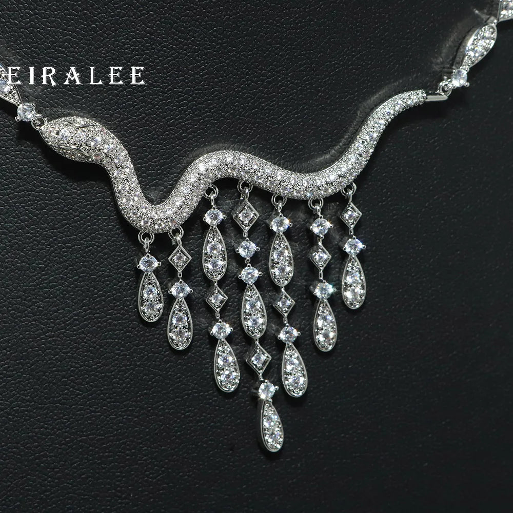 Simple cubic zirconia jewelry set for women, wedding jewelry for Saudi Arabian brides, exquisite accessories, high quality, 2 pi