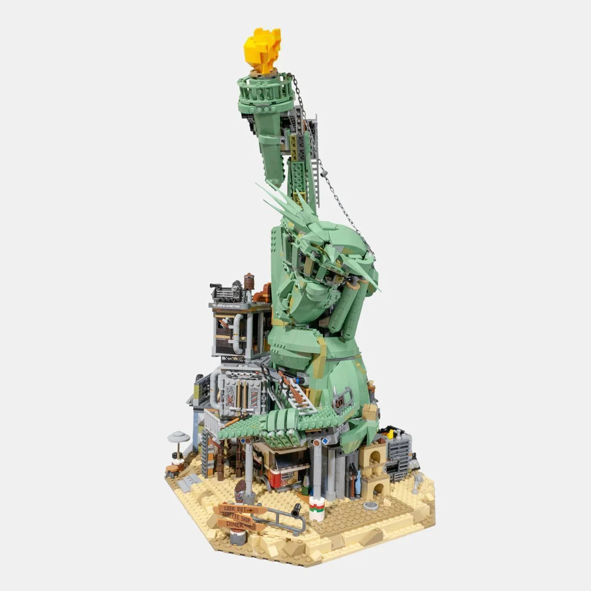 New Product Statue of Liberty Castle Architecture Series Jigsaw Puzzle Building Blocks Adult Difficult Toy Gift Model 3178 Piece