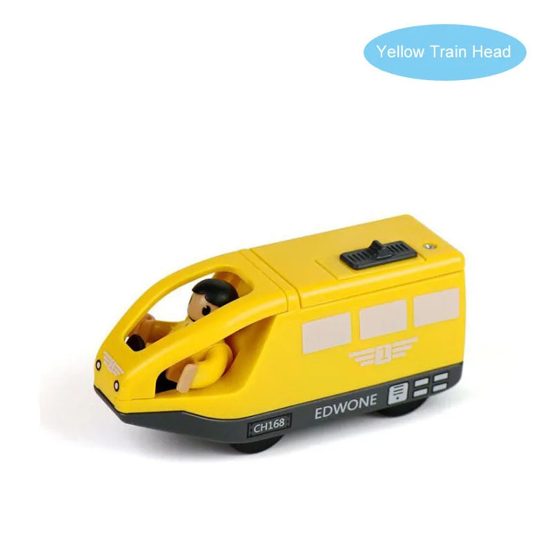 RC Electric Train Set Truck Magnetic Train Diecast Slot Car Toy Fit for Wooden Railway Train Track Birthday Christmas Gift