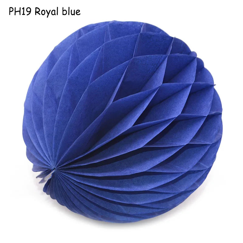 5pcs/lot 10/15cm Decorative Paper Honeycomb Ball Pastel Flower Wedding Kid Birthday Party Decoration Baby Shower Supplies8Z