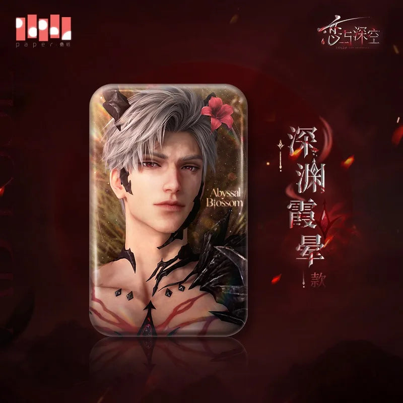 [Official Merchandise] Game Love and Deepspace Cosplay Sylus Abysm Sovereign Silk Scarf Acrylic Plaque Badge Hair Band in Stock