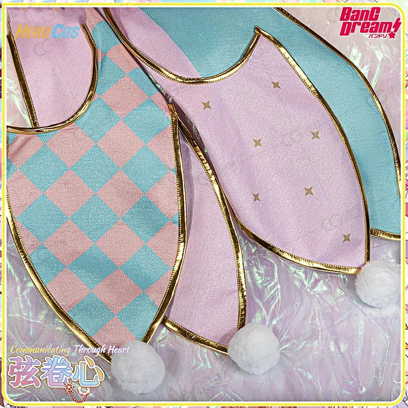 BanG Dream Kokoro Tsurumaki Cosplay Costume Lolita Dress Princess Dress For Hallowmas Christmas Role Play Women HERO Cos
