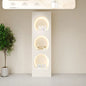 Solid wood paint beauty salon display cabinet High-end atmospheric skin care product cabinet Product rack Cosmetics display rack