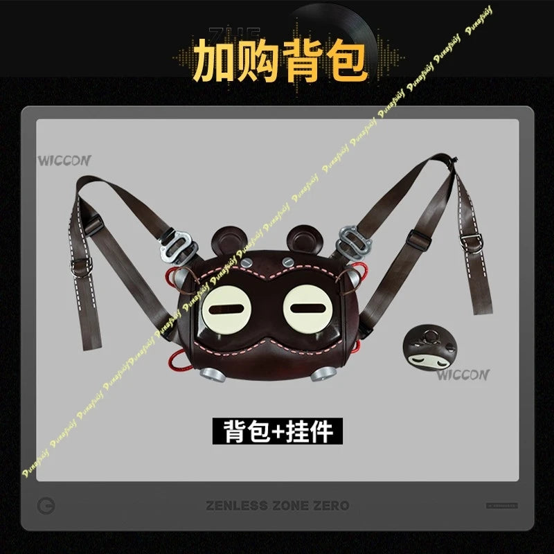 Ukinami Yuzuha Cosplay Costume Wig Game Zenless Zone Zero Character Outfit Autumn and Winter Sweater Coats Christmas Halloween