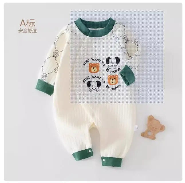 Pure cotton warm clothes for newborn babies 1