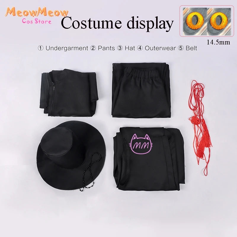 2 K-Pop cos Demon Hunters Jinu Saja Boys Cosplay Costume Wig Tattoo Sticker Hat Stage Roleplay Suit Halloween Mens Group Uniform