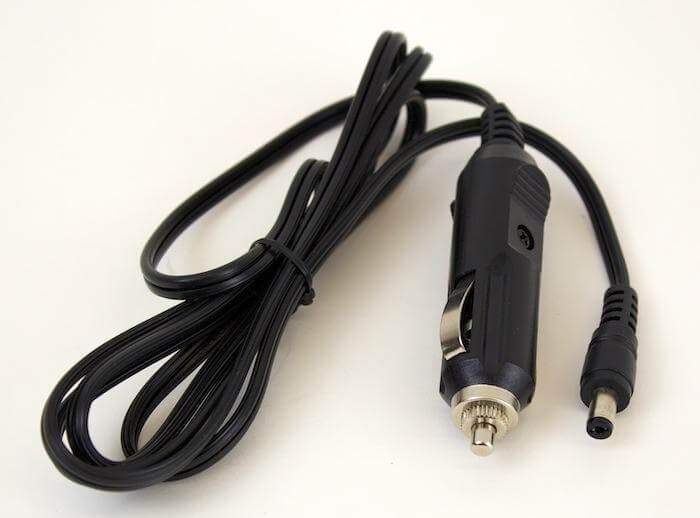 Naxa 12 Volt DC Cord To Power TVs With A Cigarette Lighter Socket -
