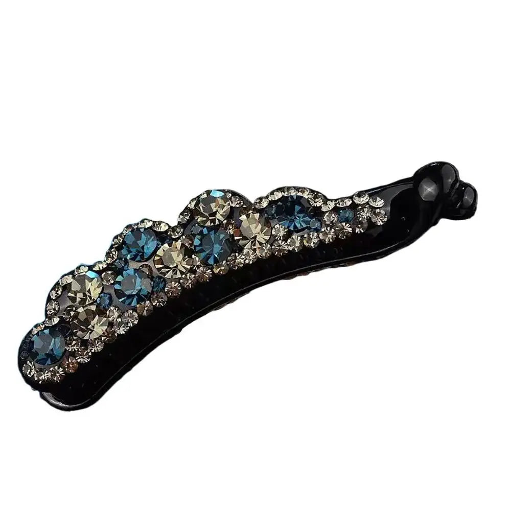 Simple Hair Claw For Girl Headdress Diamond For Women Hair Accessories Banana Clip Korean Style Hair Clip Ponytail Holder