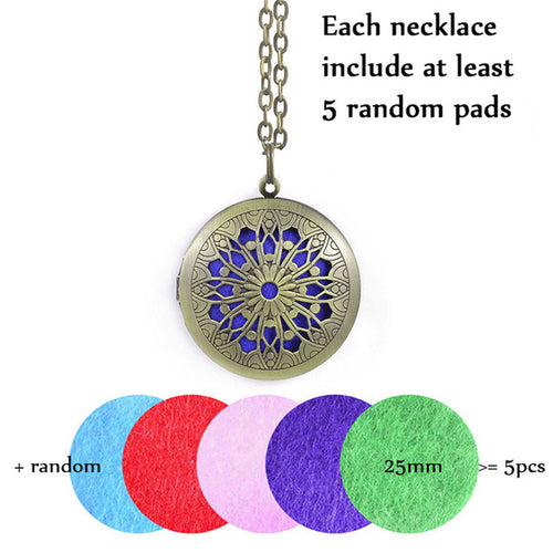 1pc 28' Chain Pads Antique Bronze Aromatherapy
