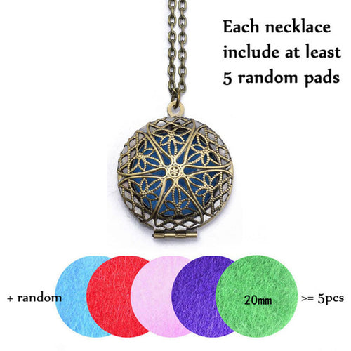 1pc 28' Chain Pads Antique Bronze Aromatherapy