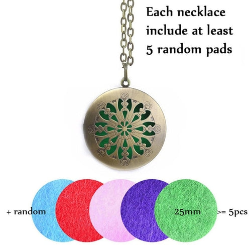 1pc 28' Chain Pads Antique Bronze Aromatherapy
