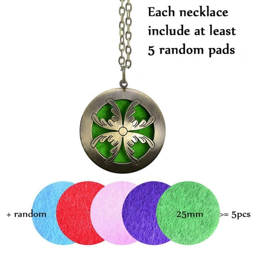 1pc 28' Chain Pads Antique Bronze Aromatherapy