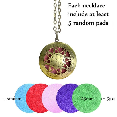 1pc 28' Chain Pads Antique Bronze Aromatherapy