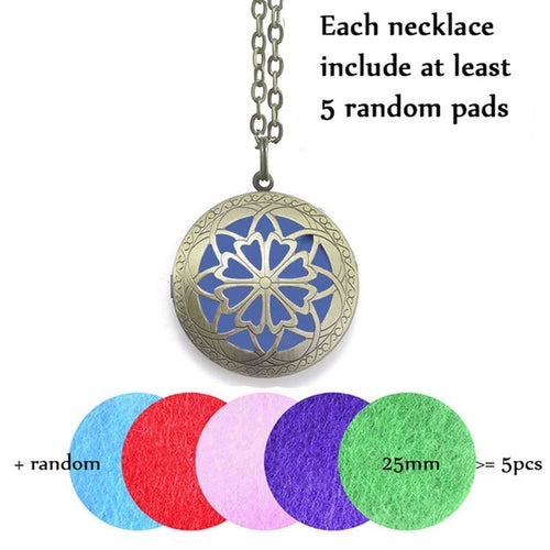 1pc 28' Chain Pads Antique Bronze Aromatherapy