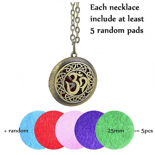1pc 28' Chain Pads Antique Bronze Aromatherapy