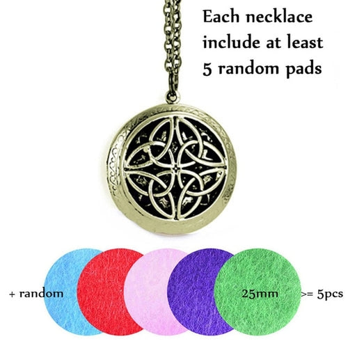 1pc 28' Chain Pads Antique Bronze Aromatherapy