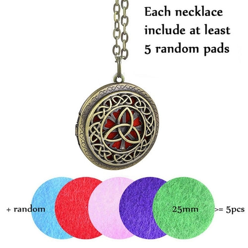 1pc 28' Chain Pads Antique Bronze Aromatherapy
