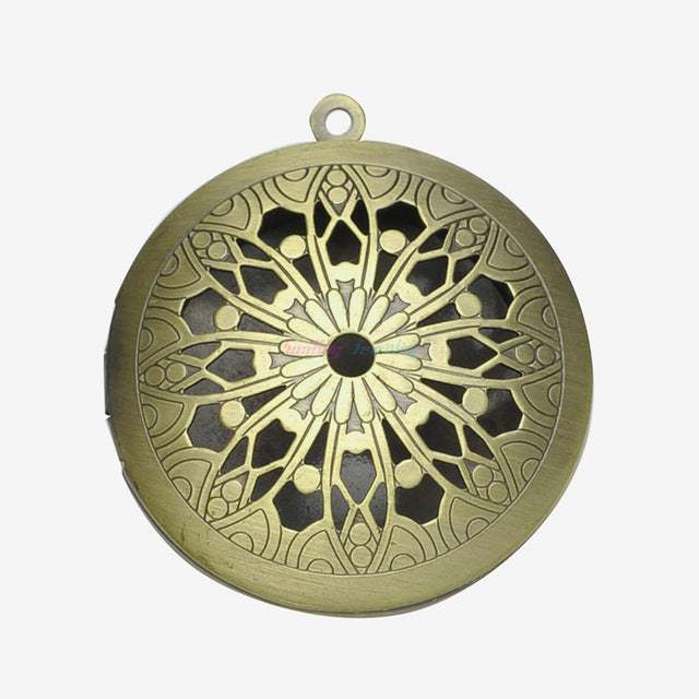 1pc Chain Pads Antique Bronze Aromatherapy Oil