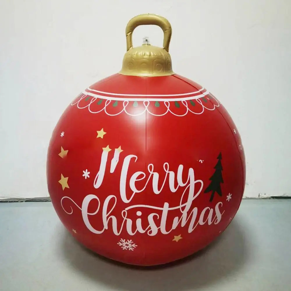 Giant 60cm Gardens Balloon Decoration PVC Christmas Ball DIY Toy Courtyard Balloon Christmas