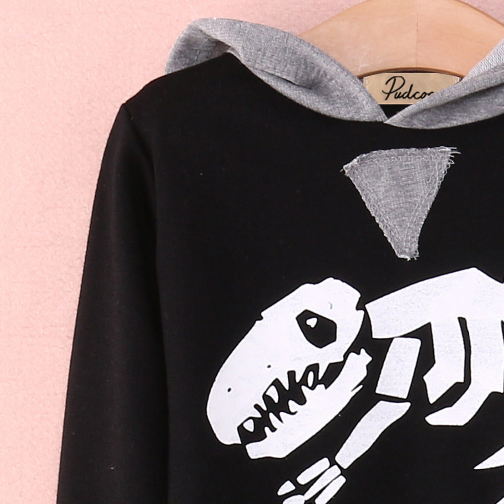 Cool Baby Boys Kids Dinosaur Skeleton Clothes