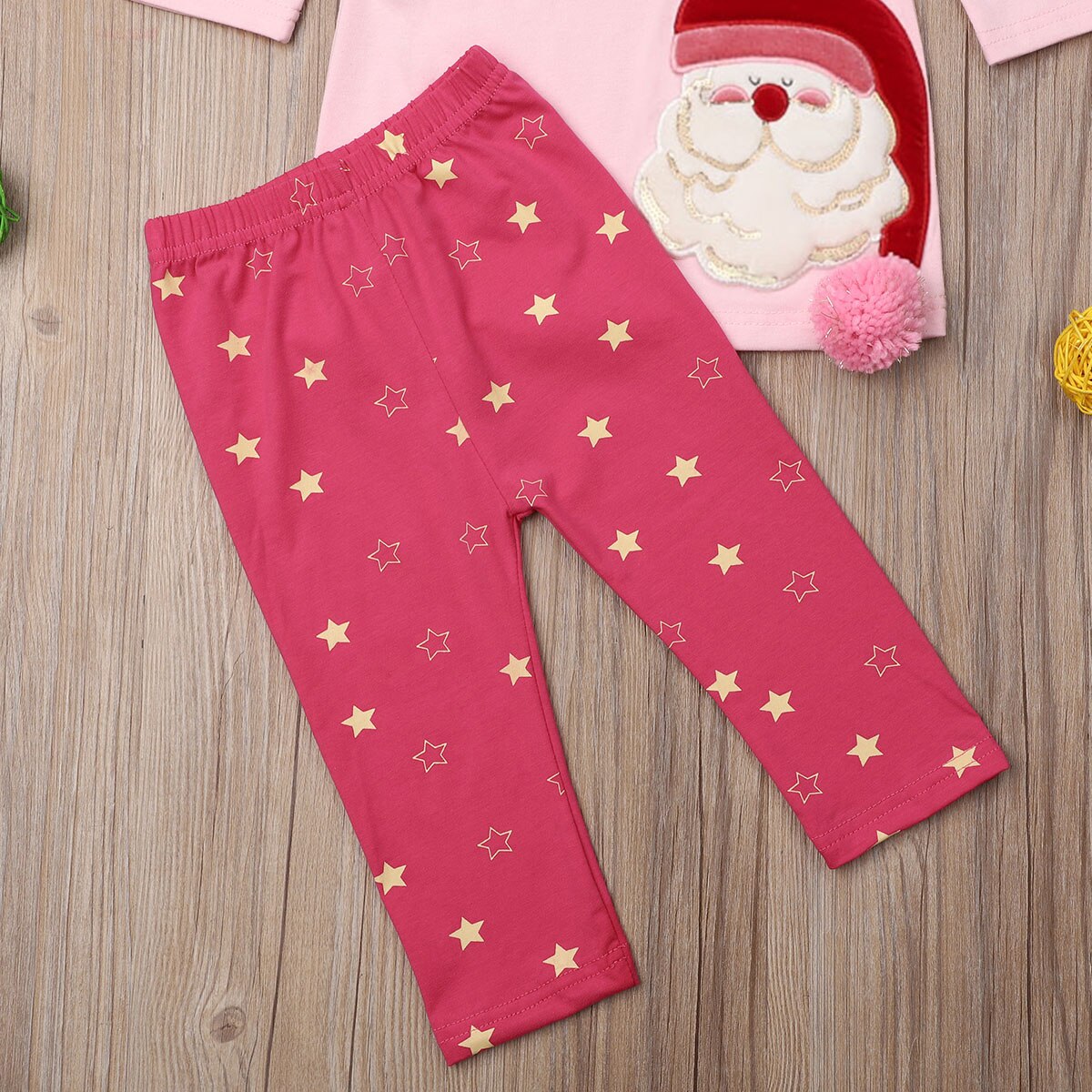 2018 Little Girls Santa Claus Clothes Sets Kids