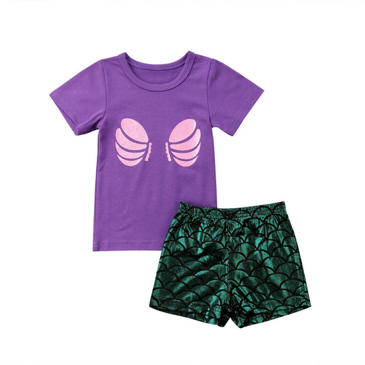 Toddler Kids Baby Girls Summer Clothes