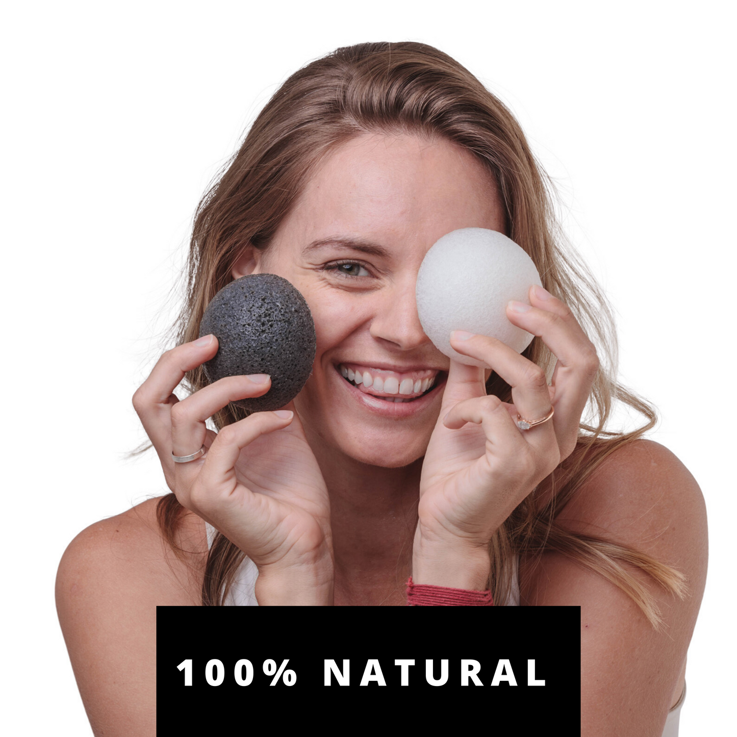 PURE SOL. Beauty Face Buff Original Konjac Face Sponge
