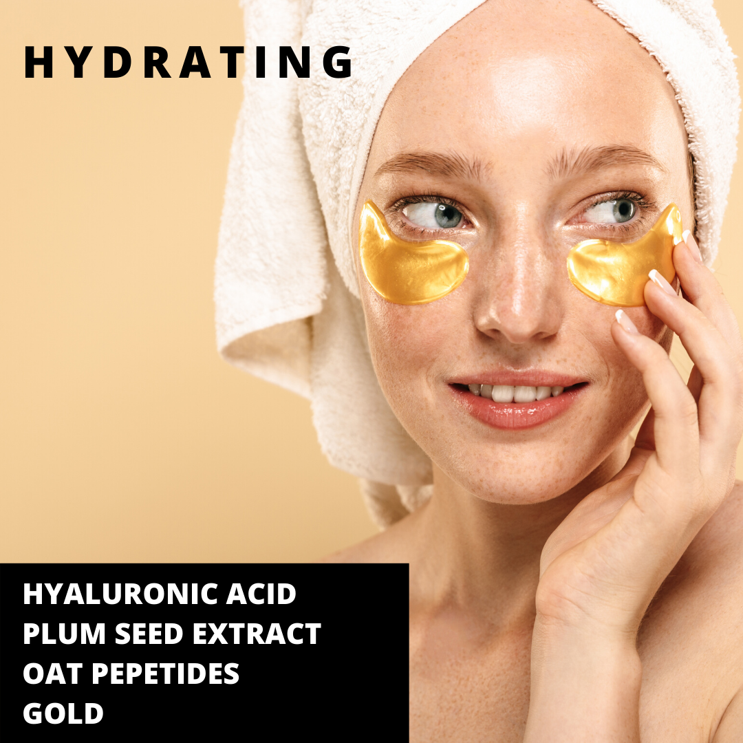 PURE SOL. Beauty Perk Up Gold Collagen Hydrogel Eye Mask