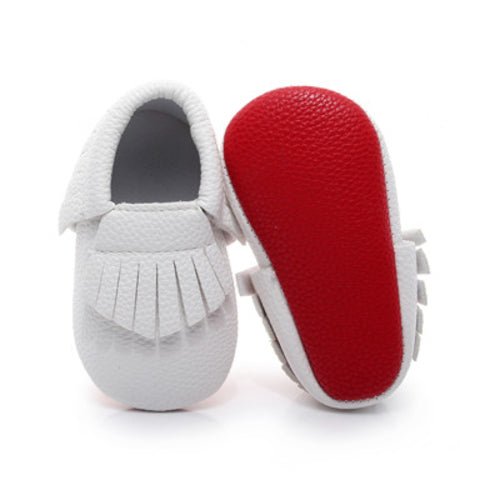 2019 new hot sell red sole baby moccasins shoes