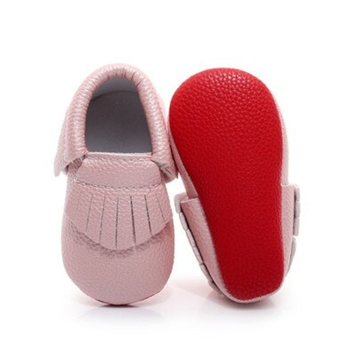 2019 new hot sell red sole baby moccasins shoes