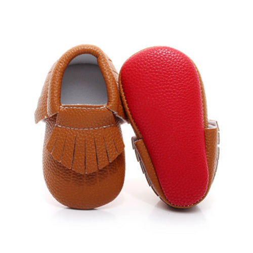 2019 new hot sell red sole baby moccasins shoes