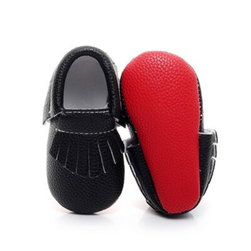 2019 new hot sell red sole baby moccasins shoes
