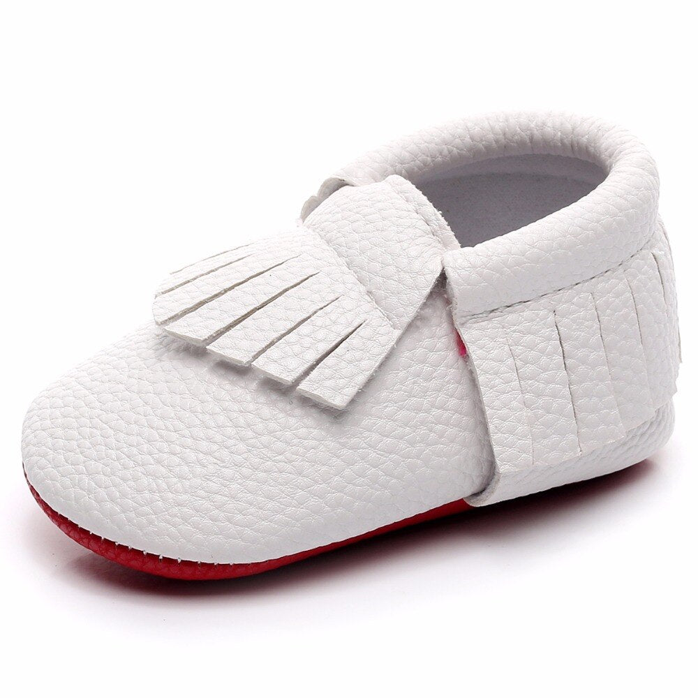 2019 new hot sell red sole baby moccasins shoes