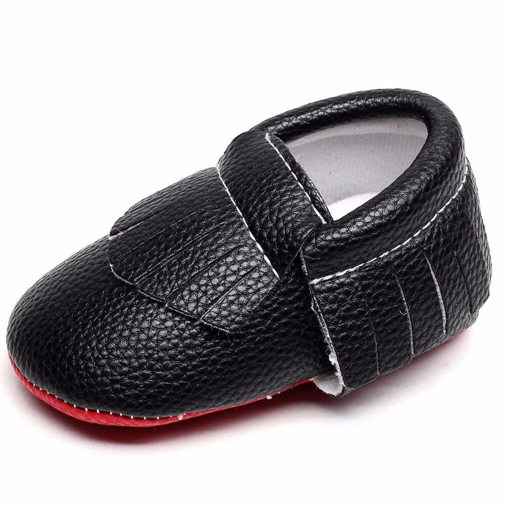 2019 new hot sell red sole baby moccasins shoes
