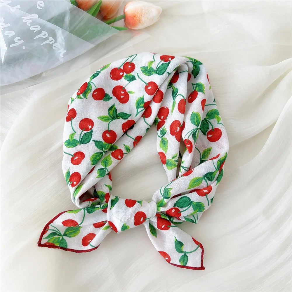 55*55cm Cotton Bandana Hairscarf Scarf Turban Shawl Headscarf Handkerchief Hair Accessories Wrap