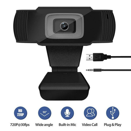 USB Webcam 720P HD Free Drive With Microphone Computer Live Camera